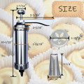 Cookie Press, Cookie Cutter And Decorations, Silver