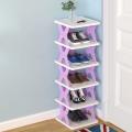 Multifunctional Store Foldable Shoe Rack, Shoe Tower Rack Suitable For Small Space, Closet, Small En