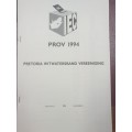 1994 BALLOT PAPERS -COMPLETE BOOK -PWV