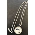 SA 1995 Railways Silver One Rand - in pendant, on chain
