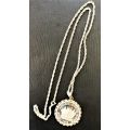 SA 1995 Railways Silver One Rand - in pendant, on chain