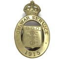 WW1 On War service 1915 badge - #64831