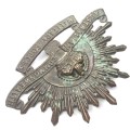 The 3rd Own Hussars cap badge with slide