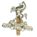 Royal West Kent regiment cap badge with slide