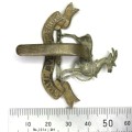 Royal Warwickshire regiment cap badge with slide