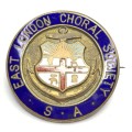 East London choral society pin badge