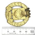 British Legion of the Frontiersmen cap badge - broken slide