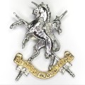 Queens own lowland Yeomanry cap badge