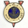 Navy War fund enamel victory pin badge - no pin