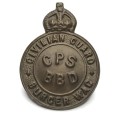 WW2 Civilian Protection Service collar badge