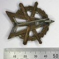 French army fitness and sport award pocket badge