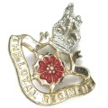 The Loyal regiment collar badge