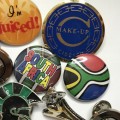Lot of 17 lapel badges - some with pins and some with magnet