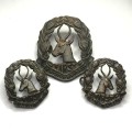 South Africa 1st Reserve brigade cap and collar badges