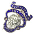 British Legion women`s section pin badge