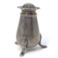 Atkin Brothers hallmarked silver pepper shaker - Hallmarked sheffield 1894/1905 - Weighs 40.6g