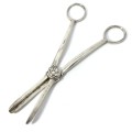Antique silver grape scissors with unclear hallmark - scans as pure silver - weighs 68.6g