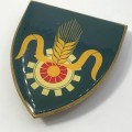 SADF Quartermaster General shoulder flash - yellow type