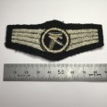German Bundeswehr Luftwaffe Flak gunner qualification cloth badge