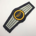 German Bundeswehr air force staff gold qualification cloth badge