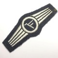 German Bundeswehr liaison officer silver qualification cloth badge