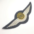 German Bundeswehr Luftwaffe air crew gold qualification cloth wing