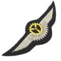 West German Air Force flight engineer gold wing