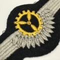 West German Air Force flight engineer gold wing