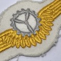West German Air Force flight engineer silver wings