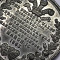 Lead medallion - marriage Prince of Wales to Princess Alexandra of Denmark 1863
