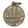1905 Nelson Centenary medallion with Victory copper