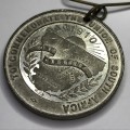 Union of South Africa opening of the first Union Parliament 1910 - Lead medallion