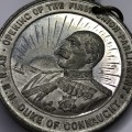 Union of South Africa opening of the first Union Parliament 1910 - Lead medallion