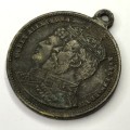 1902 Coronation medallion - King Edward VII