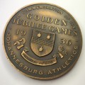 Johannesburg Athletics 1936 Golden Jubilee Games medallion