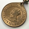 1947 Royal visit to South Africa medallion with original ribbon