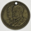 His Royal Highness the Duke of York and princess May of Teck - married 6 July 1893 medallion