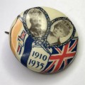 George V - 25 years jubilee 1910 - 1935 pin badge Union