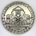 1939 Hugenote Pastorie 250 years Sterling Silver Medallion, ONLY 50 were struck,