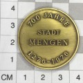 1276 - 1976 Stadt Mengen 700 year medallion