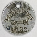 1950 Dog Licence - Velddrif - SCARCE