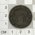 1844 Province of Canada - Bank of Montreal half penny token
