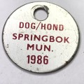 1986 Springbok Municipality dog licence