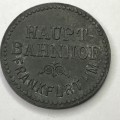 Hauptbahnhof Frankfurt 10 pfennig token