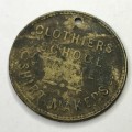 Clothiers school outfitters token 1848 Edinburgh - J. Middlemass and Co.