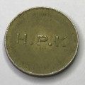 General Post Office 5 cent token - number D 45