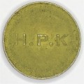 General Post Office 5 cent token - number D 45