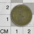 General Post Office 5 cent token - Number L 262