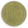 General Post Office 10 cent token - Number D 44