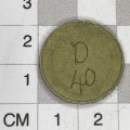 General Post Office 10 cent token - Number D 40
